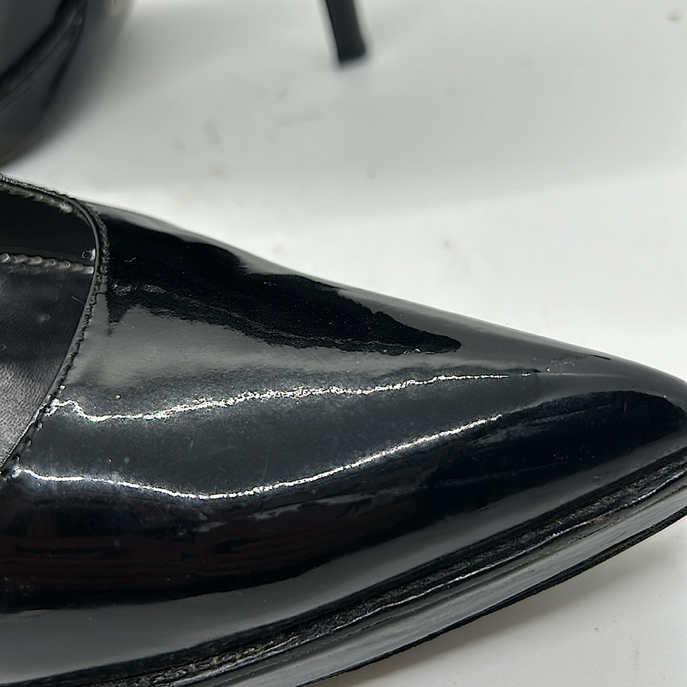 Prada Authenticated Black Patent Leather Stiletto Heel Shoes **Sz 38/US Size 8** - Picture 14 of 14